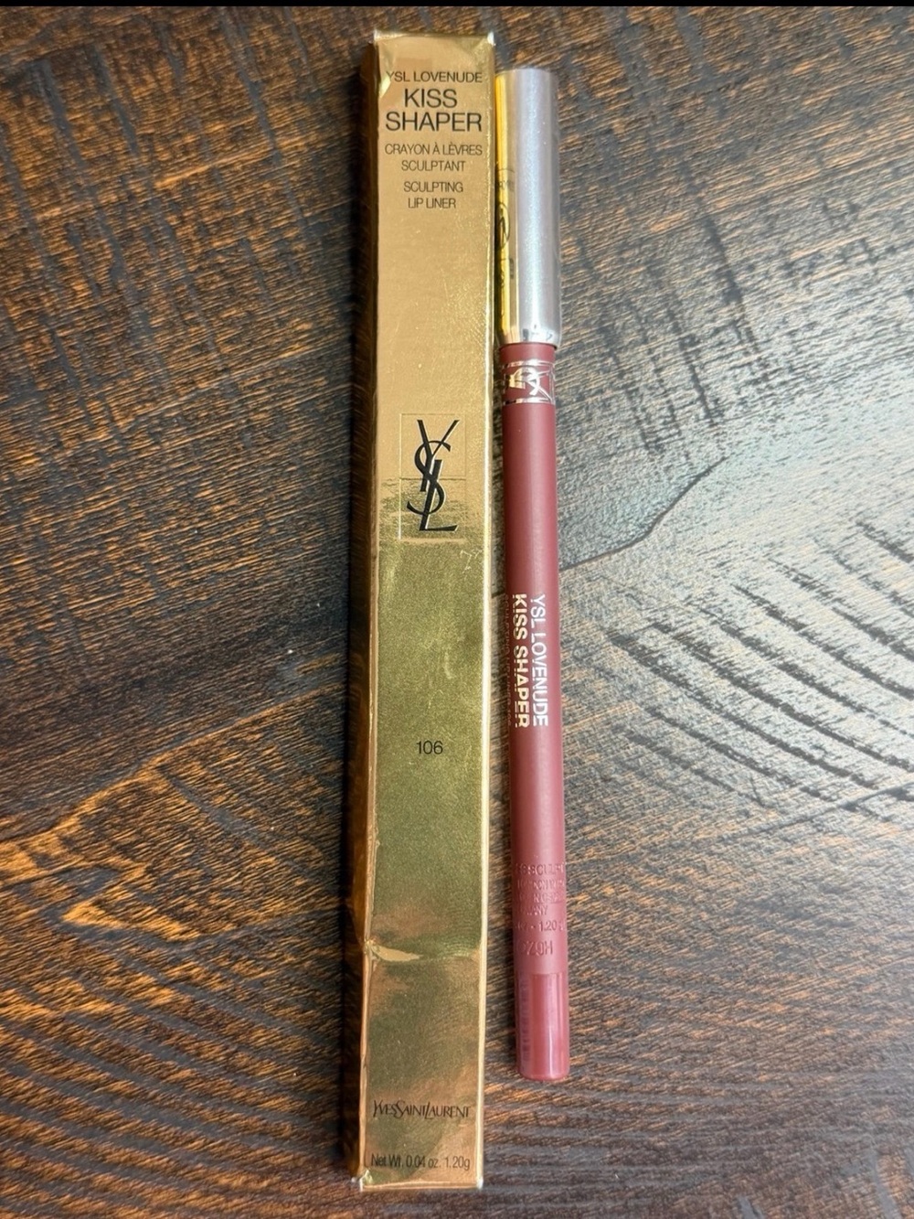 106 Spicy Smoke-Yves Saint Laurent Kiss Shaper Lip Liner —